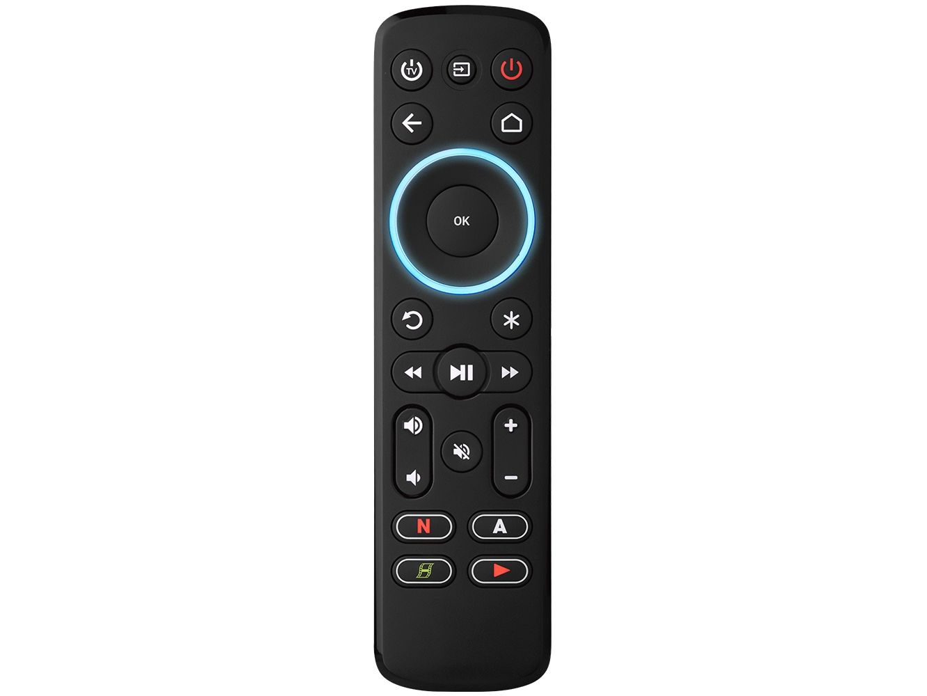 One for All Streamer URC 7935 universal fjernbetjening med infrarød til 3 enheder - sort