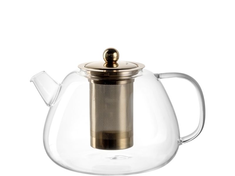 LEONARDO Tè per te, Enkelt tekande, 1500 ml, Transparent, Glas, Infuser filter, 150 mm