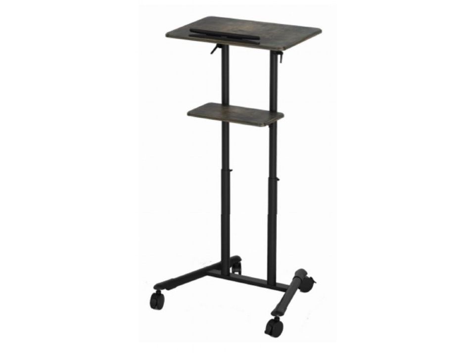 Gembird TVS-DESK-01-BK, Svart, 20 kg, 1110 - 1345 mm, MDF, Rektangulär form, 530 mm