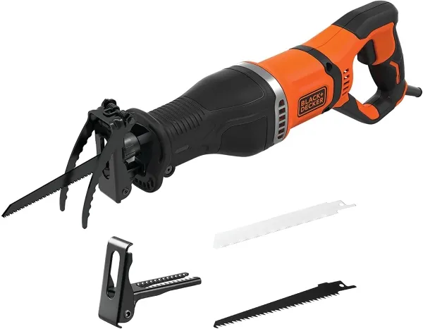 Black & Decker BES301-QS, Svart, Orange, 2800 spm, AC, 750 W, Metallsågblad, Träsågblad, 1 styck | Elverktyg - DIY - Elverktyg 230V - Tigersåg | GameStuff