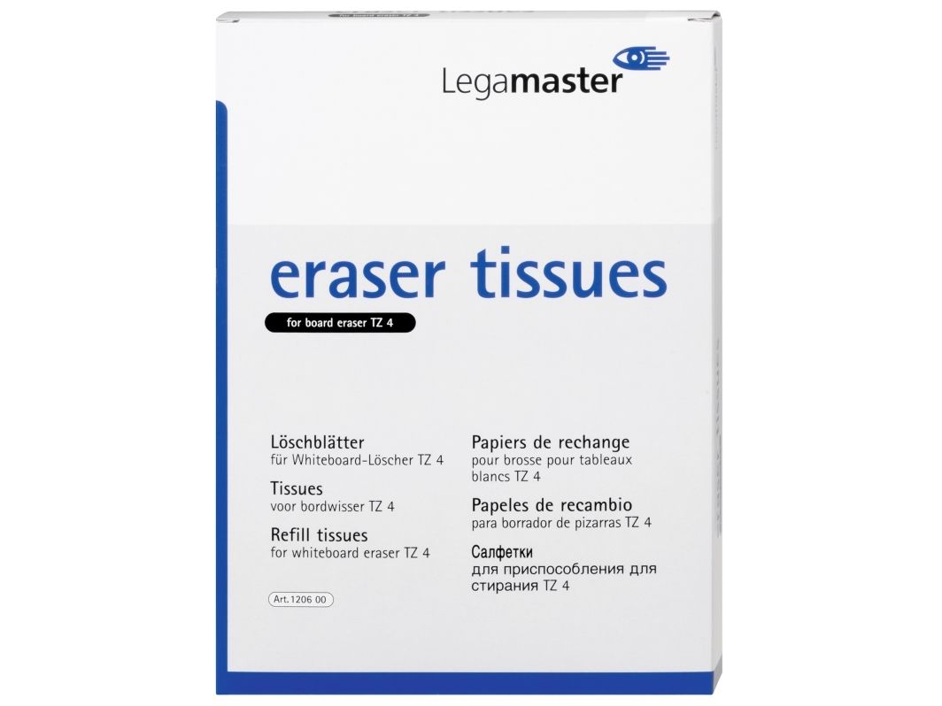 Renseservietter, til whiteboard Legamaster TZ5, pakke a 100 stk
