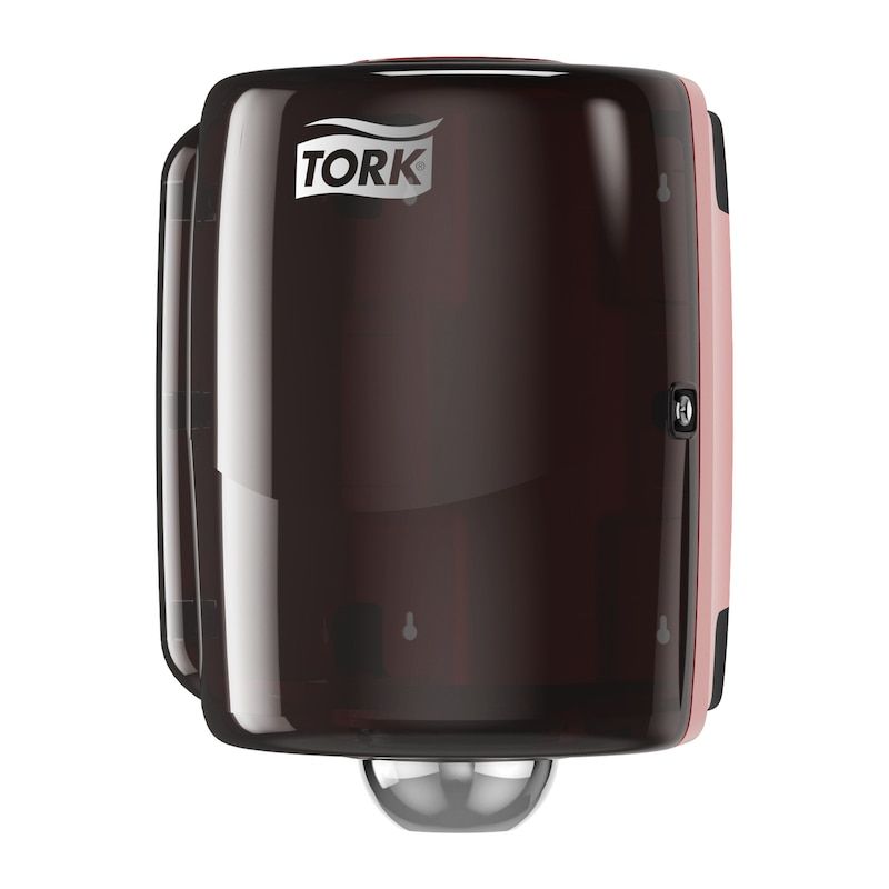 Tork Performance W2 653008 Manueller Papierhandtuchspender, Rot/Schwarz