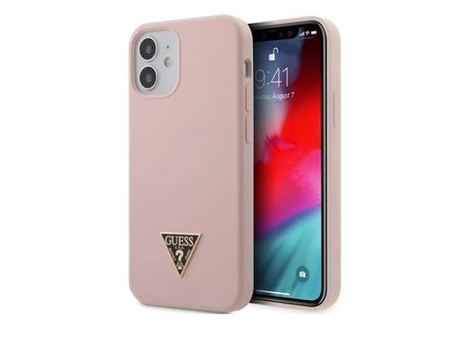 Guess Guhcp12slstmlp, Cover, Apple, Iphone 12 Mini, 13,7 Cm (5.4"), Pink