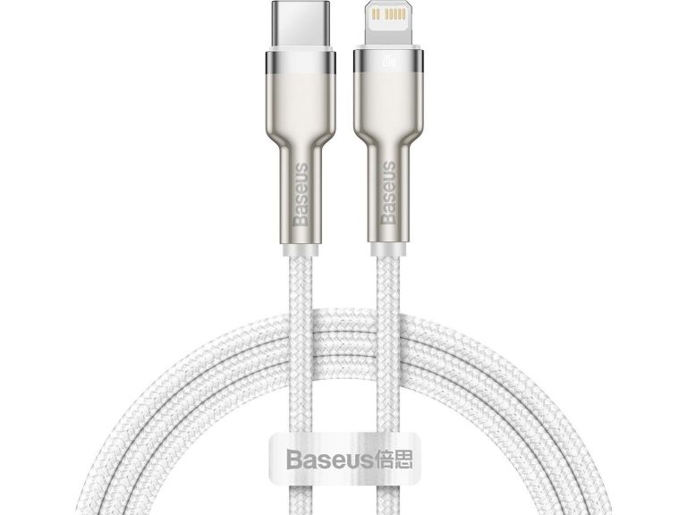 Baseus Cafule, 1 M, Lightning, Usb C, Männlich, Männlich, Weiß