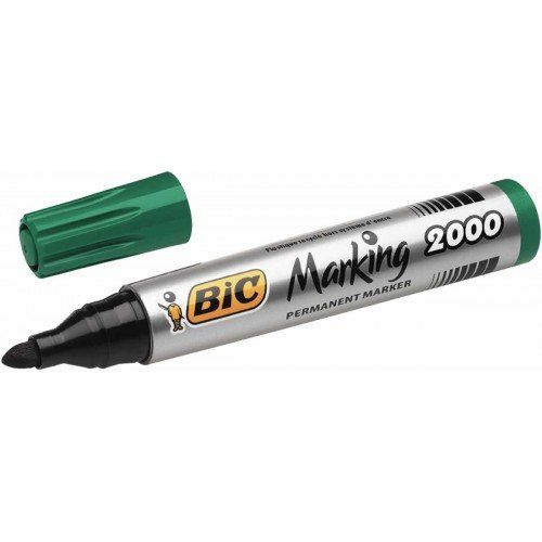 BIC Marking 2000 ECOlutions Permanent Tuscher Medium Rund Spids - Grøn - (12 stk.)