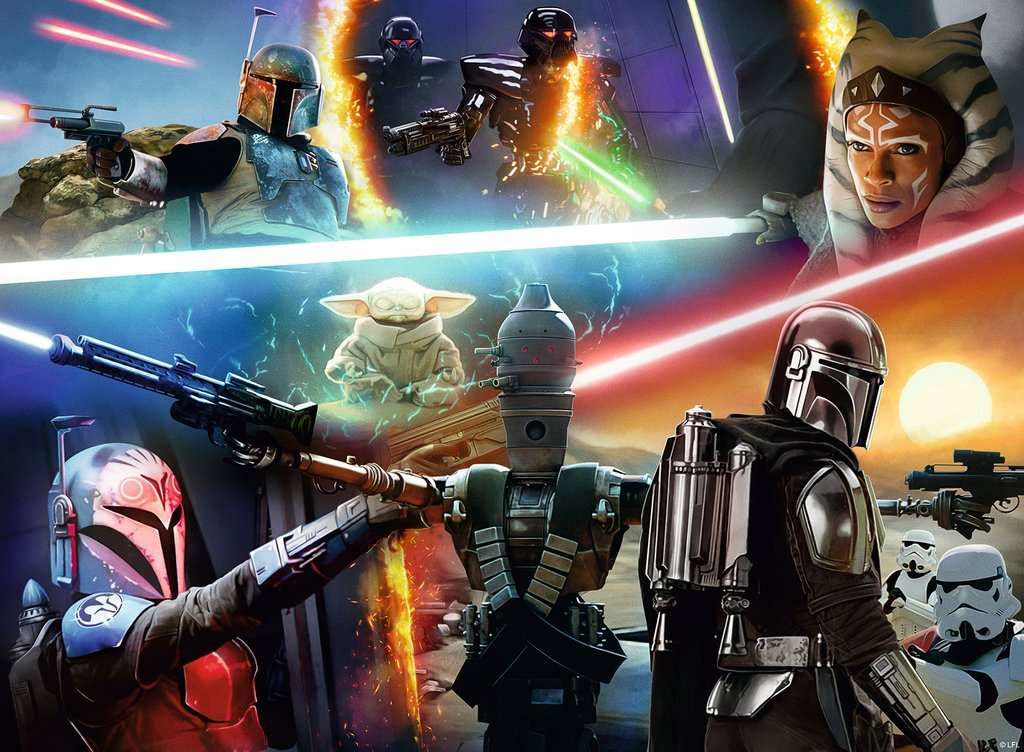 Ravensburger The Mandalorian: Crossfire, 300 Stück(E), Fantasie