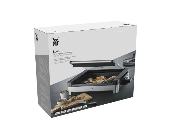 Wmf Lono 61.3024.5128, Schwarz, Edelstahl, Rechteckig, Sensor, Aluminium, 2200 W, 600 Mm