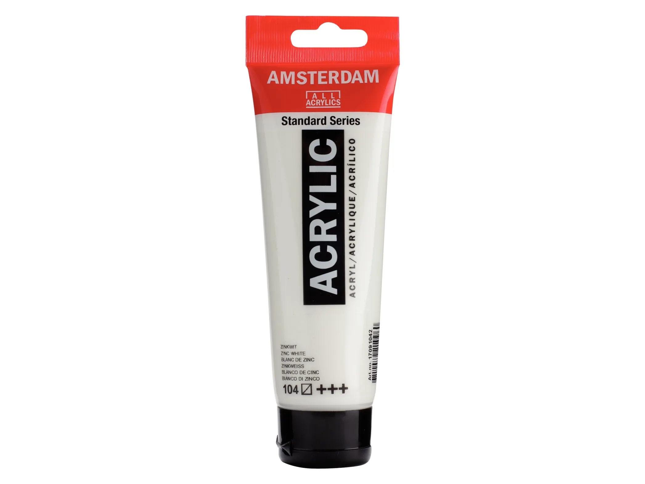 Amsterdam Standard Series Akrylrör 120 ml Zinkvit 104 | Skola & Hobby - Konstmaterial - Markörer | GameStuff