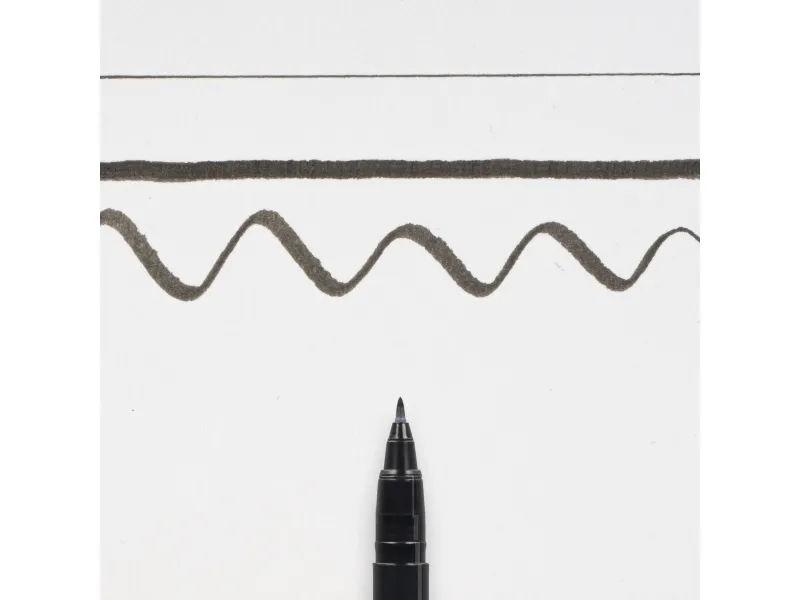 BRUYNZEEL SAKURA Sakura Pigma Brush Pen Fine Black | Skola & Hobby - Konstmaterial - Markörer | GameStuff