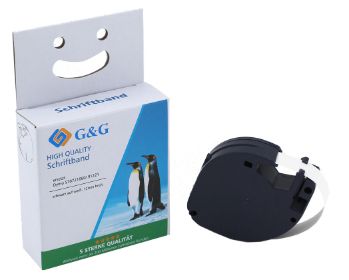 G&G 5D91221-Td, Hvid, Brother, Brother Ql1050 Brother Ql1060n Brother Ql1100 Brother Ql1110nwb Brother Ql500 Brother Ql550..., 1,2 Cm, 4 M