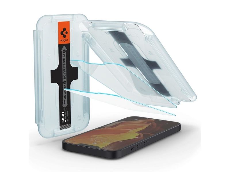 Spigen Agl03396, Apple, Iphone 13 Mini, Transparent, 2 Stk
