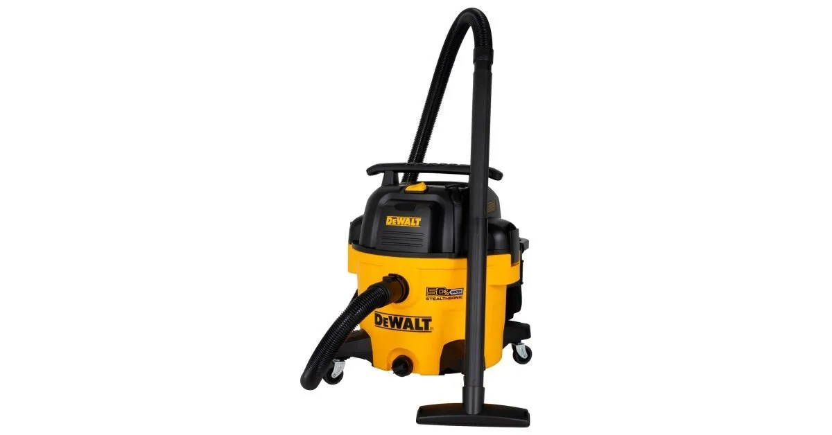 DeWalt Dammsugare DXV34P-QT 34L Våt/Torr 960W QuiteTech kPa 18 - Gul/Svart | Vitvaror - Dammsugare - Våt-/Torrdammsugare | GameStuff