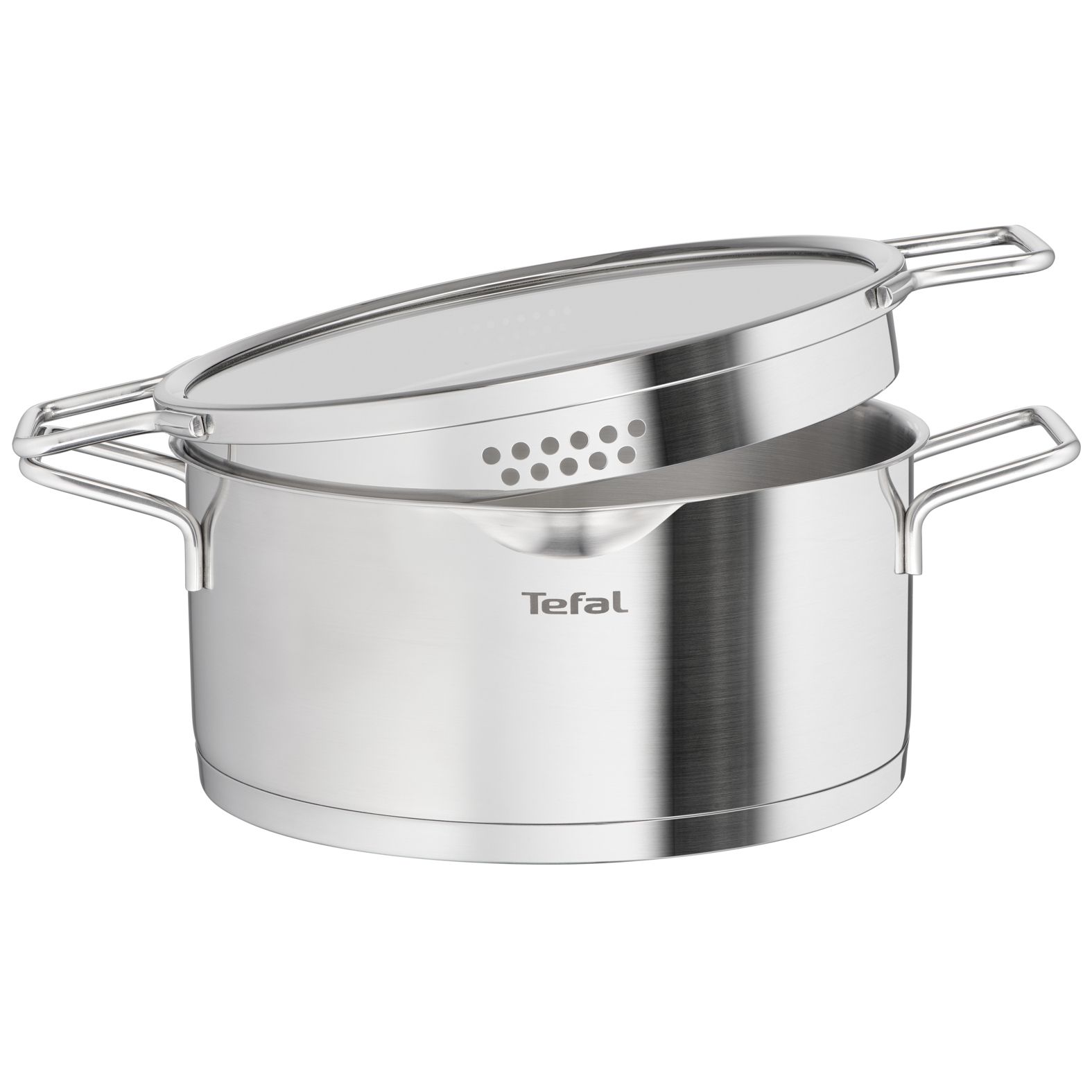 Tefal H85246, Rustfrit stål, Rustfrit stål, Rustfrit stål, Glas, 250 °C, Keramisk, Gas, Halogen, Induktion, Forseglet plade