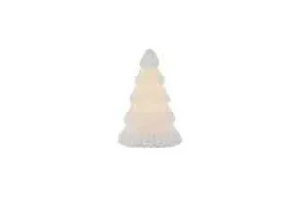 Træ, Sirius Claire, julepynt m. LED, 16 cm