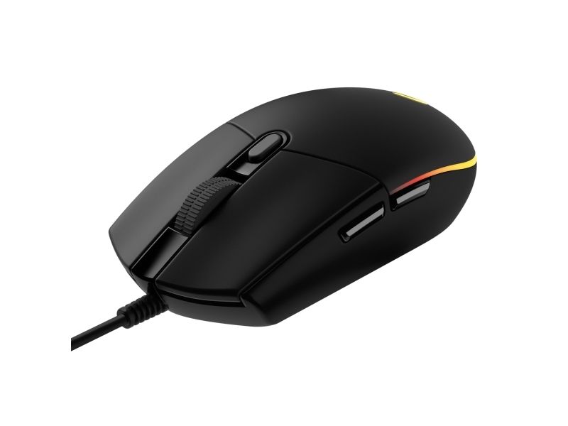 Logitech Gaming Mouse G203 Lightsync - Mus - Optisk - 6 Knapper - Kablet - Usb - Sort