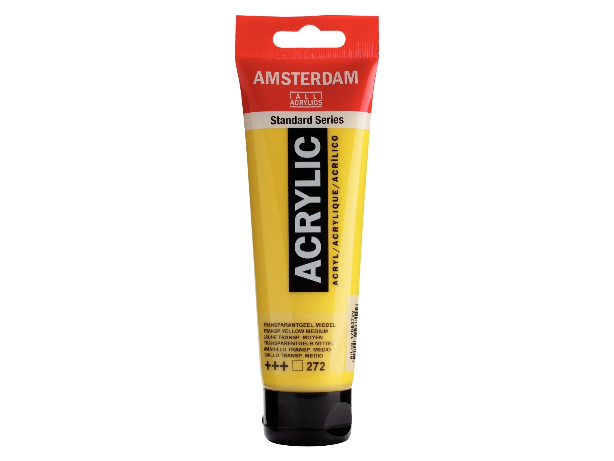 Amsterdam Standard Series Acrylic Tube Transparent Yellow Medium 272 | Skola & Hobby - Konstmaterial - Akryl & Akvareller | GameStuff