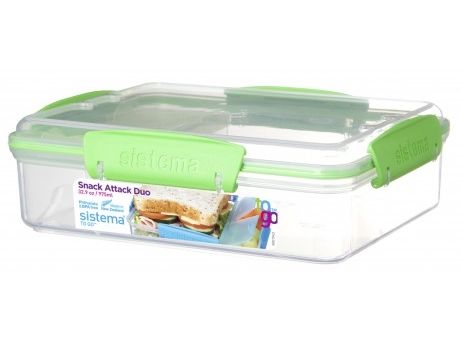 Sistema To Go, Brotdose, Erwachsener, Gemischte Farben, Monochromatisch, Rechteckig, Neuseeland
