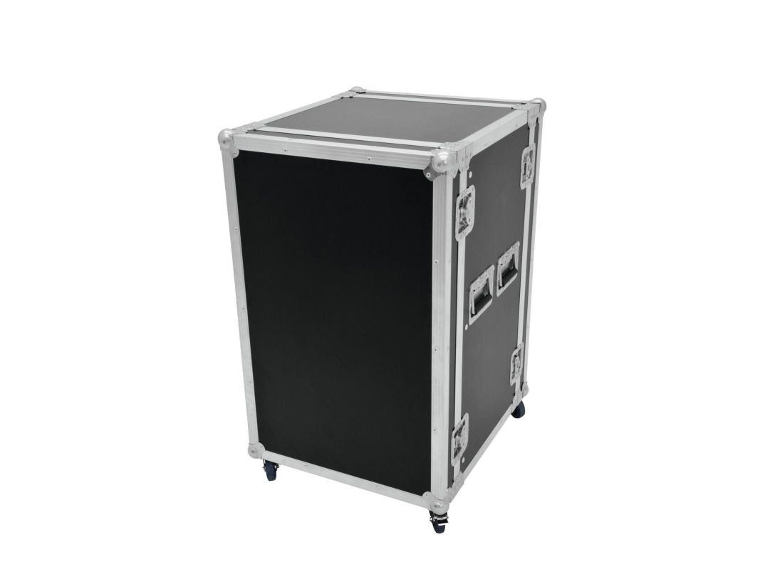 Flightcase rack. 20 unit. 45 cm. Professionel kvalitet. Med hjul