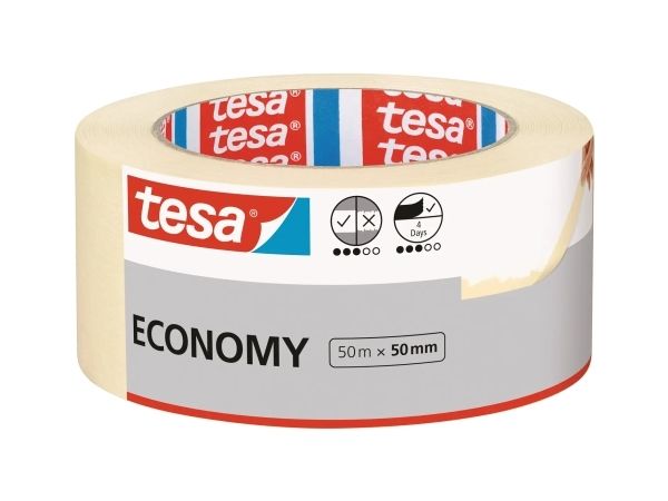 TESA 5288, Electroplating masking tape, Papir, Beige, Keramisk, Glas, Metal, Plast, Træ, Delikat, Glat, Universel