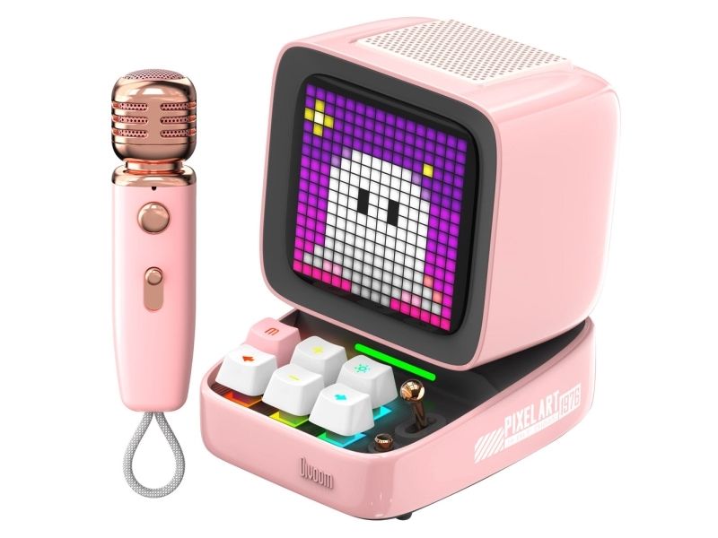 Divoom Ditoo-Mic Mini Karaoke Machine Pixel Art Bluetooth Speaker