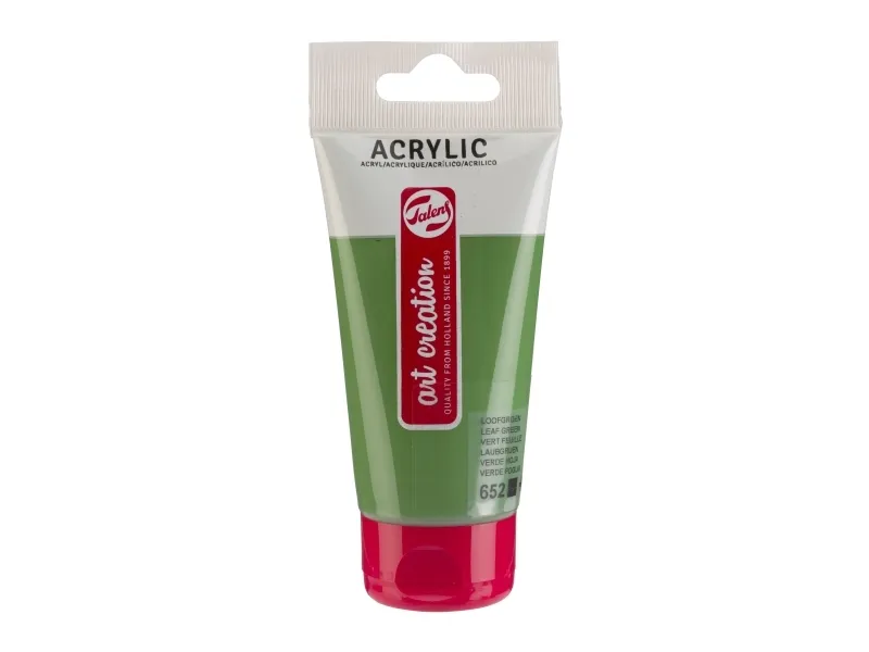 Talens Art Creation Acrylic Colour Tube Leaf Green 652 | Skola & Hobby - Konstmaterial - Akryl & Akvareller | GameStuff