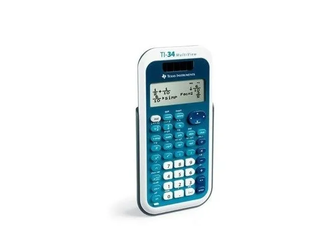 Texas Instruments TI-34, Ficka, Vetenskapsfunktion, 10 siffror, 4 linjer, Batteri/solcell, Blå, Vit | Kontorsmaskiner - Räknare - Kalkylatorer | GameStuff
