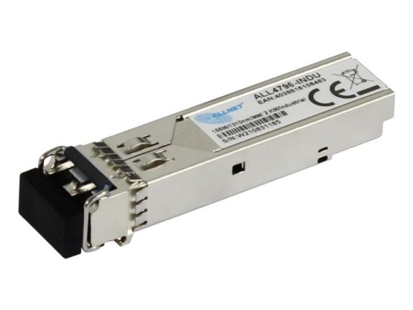 Allnet All4796-Indu, Schnelles Ethernet, 10,100 Mbit/S, Fx, Lc, Sfp, Multi-Modus, -40 - 85 °C, 5 - 95%