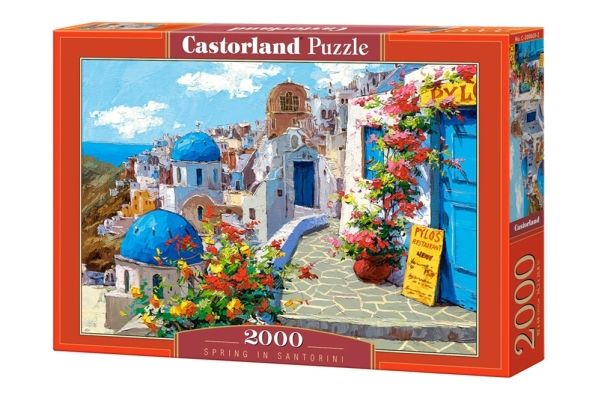 Castorland Spring In Santorini 2000 Pcs, 2000 Stück(E), Kunst, 9 Jahr(E)