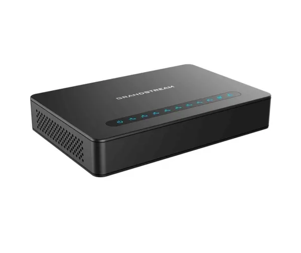 Grandstream HT818 V2 - VoIP-gateway - med Gigabit NAT-router - 8 portar - 1GbE