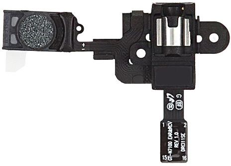 Coreparts Mspp71101, Stikkontakt Til Hovedtelefonstik, Samsung, Galaxy Note 2 Lte N7105, Sort, 40 Mm, 100 Mm