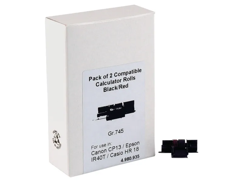 Farverulle CP13, GR. 745, sort/rød | Skrivare - Bläck, toner & förbrukningsvaror - Övriga förbrukningsvaror | GameStuff