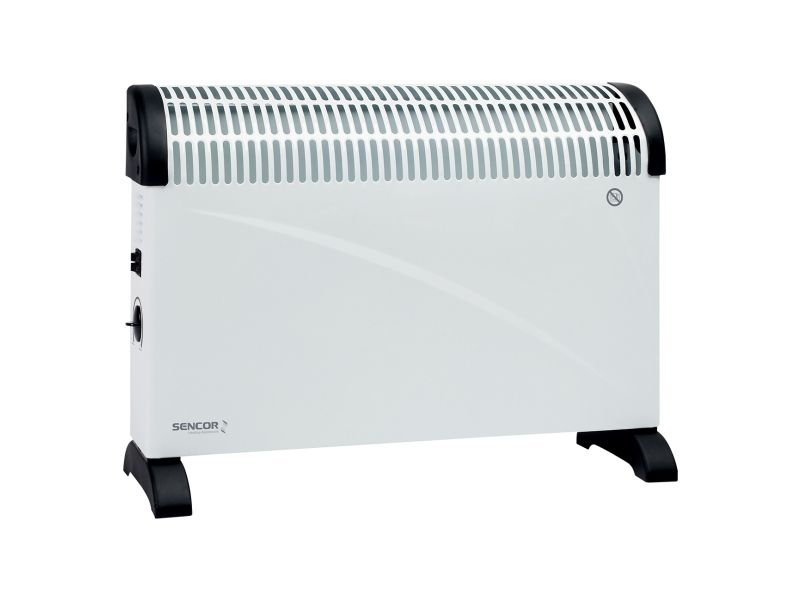 Sencor SCF 2003, Radiator, Gulv, Hvid, 2000 W, 750 W