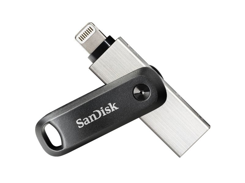 Sandisk Sdix60n-128G-Gn6ne, 128 Gb, 3.2 Gen 1 (3.1 Gen 1), Drehring, Grau, Silber