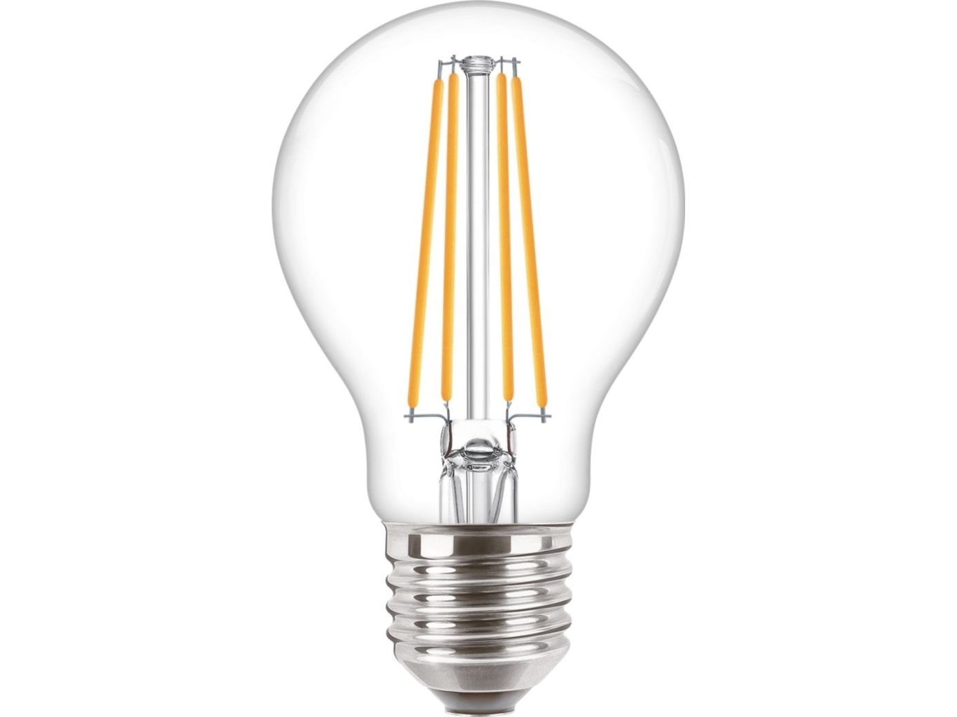Philips CorePro - LED-glödlampa med filament - form: A60 - klar finish - E27 - 7 W (motsvarande 60 W) - klass E - varmt vitt ljus - 2700 K | Belysning - Ljuskälla - E27 Ljuskälla | GameStuff