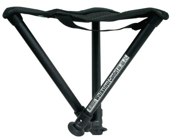 Walkstool Comfort 55, 225 kg, Campingpall, 3 ben, Hopfällbar, 800 g, Svart | Utomhus - Camping - Bord och stolar | GameStuff