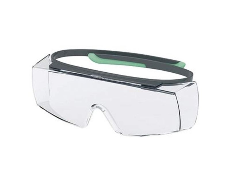Uvex Super Otg Planet 9169295 Schutzbrille Inkl. Uv-Schutz Grau, Grün En 166:2001