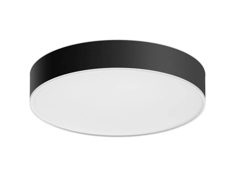 Philips Hue Enrave Ceiling Light - Warm To Cool White Light - Black - 38Cm - 1 Dimmer Switch