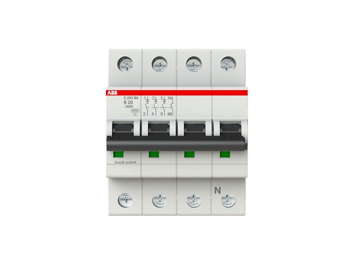 Abb S203-B20na, Miniatur-Leistungsschalter