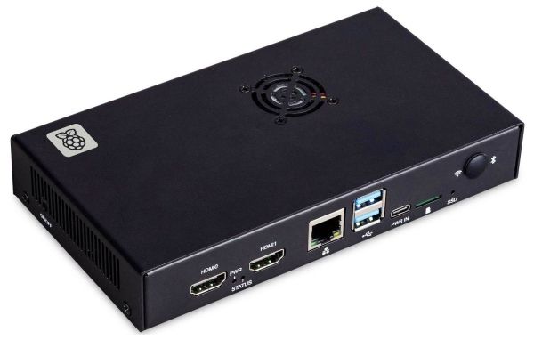 Raspberry Pi Sc1753 Io-Kabinet Til Compute Module 5, Sort