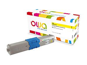 Owa Armor Dažai, Skirti Oki C301, C321, Mc332, Mc342, 1500P, 44973533, Geltona