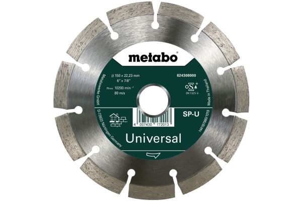 Metabo 624308000, Beton, Sandstein, Kachel, 15 Cm, 2,22 Cm, 10200 Rpm, Metabo, 1 Stück(E)