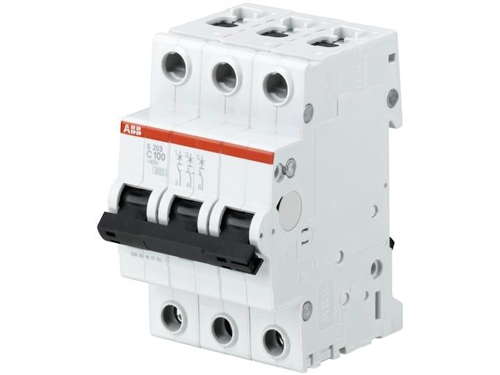 Afbryder For Overstrøm 3P C 80A 6Ka Ac 203-C80 (2Cds253001r0804)