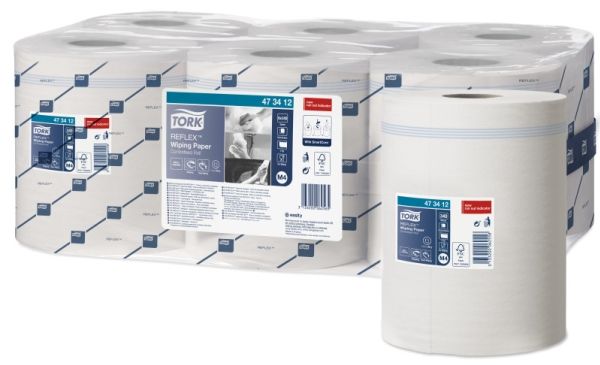 Aftørringspapir Tork M4 ReflexTM Standard Quickdry - (6 ruller pr. karton)