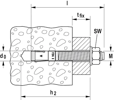 Fischer 040771, Metall, Grå, 111 mm, 8 mm, 10,6 cm, 50 styck | Verktyg & Verkstad - Infästning - Råpluggar och pluggar | GameStuff