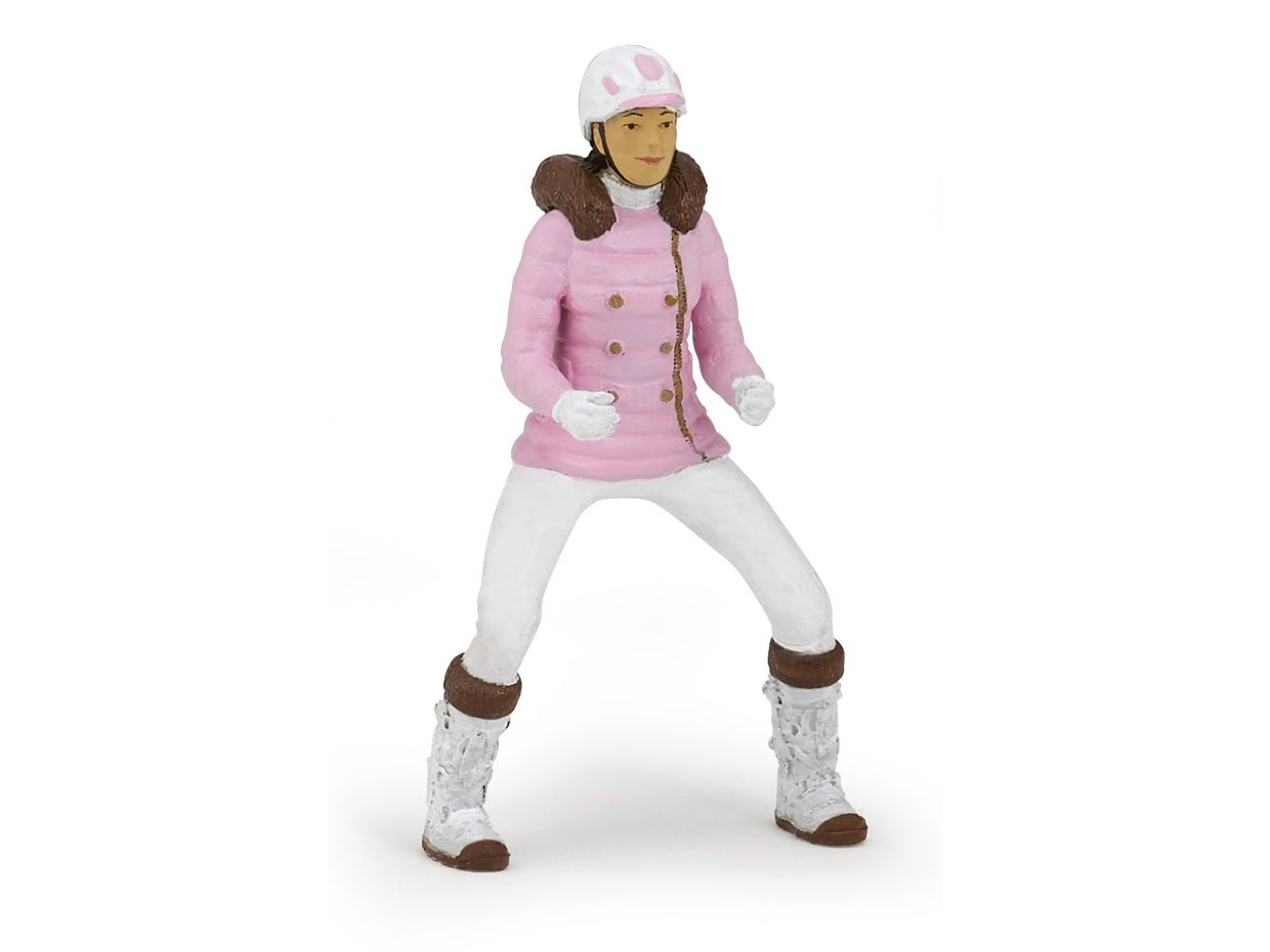 Papo Girl Rider In Winter Outfit