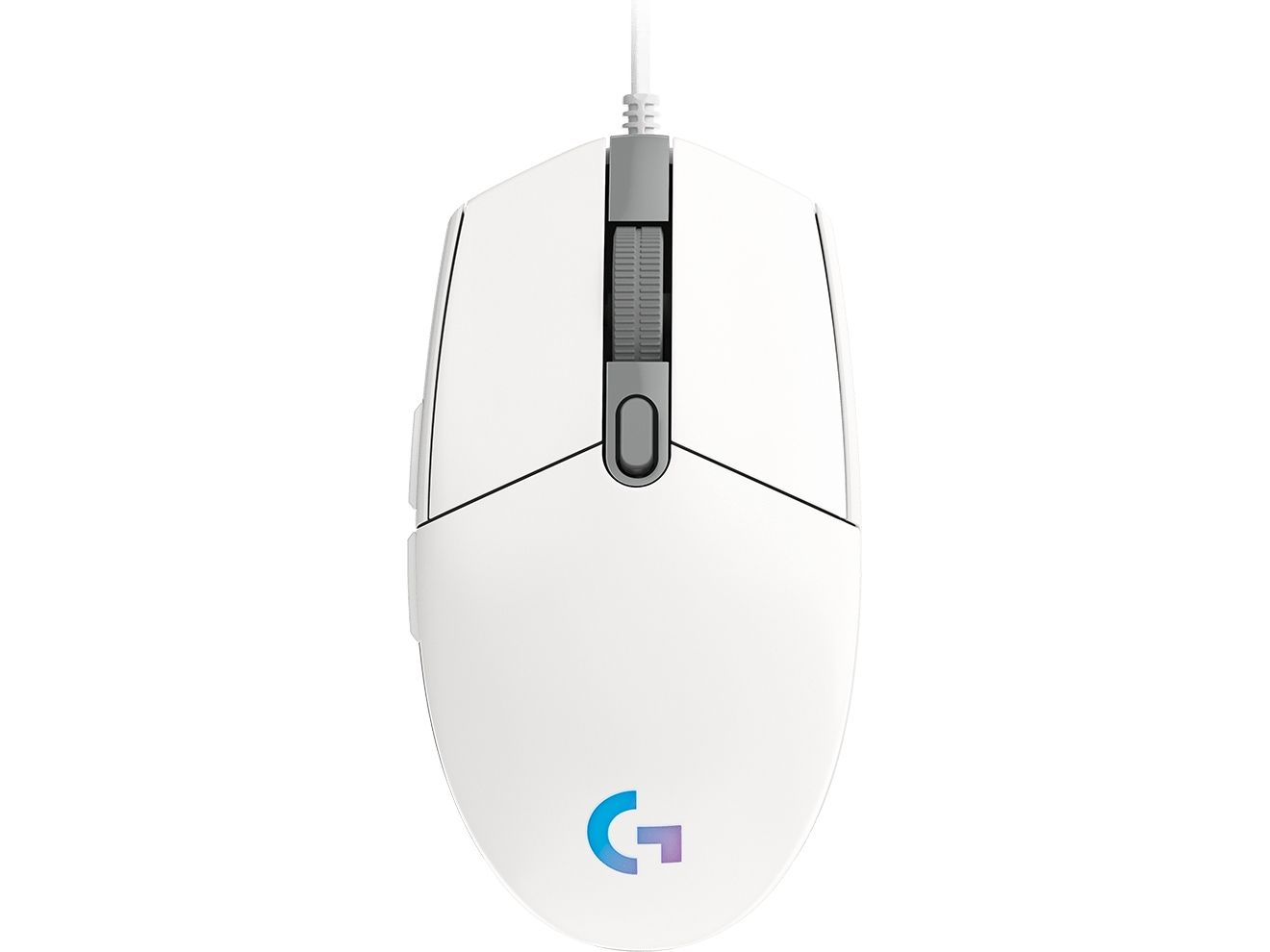 Logitech Gaming Mouse G203 Lightsync - Mus - Optisk - 6 Knapper - Kablet - Usb - Hvid