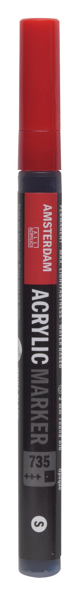 Amsterdam Acrylic Marker 2 Mm Oxide Black 735
