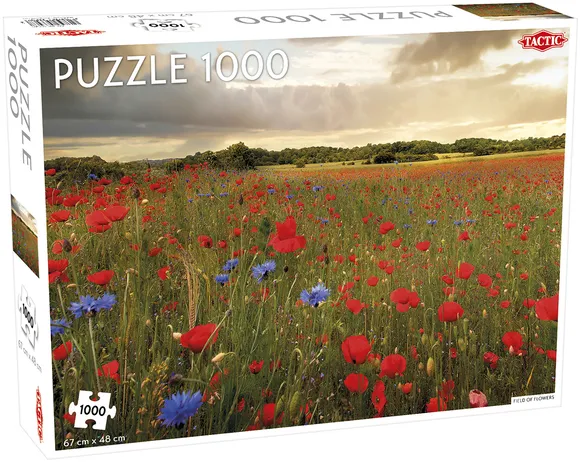 Tactic Puzzle Lovers Field of Flowers 1000 pcs puzzle | Leksaker - Spel - Pussel | GameStuff