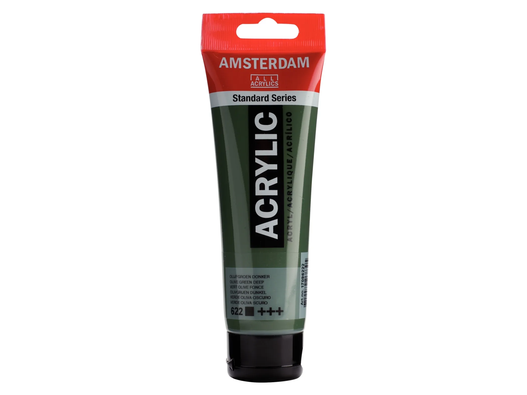 Amsterdam Standard Series Akrylrör 120 ml Olivgrön Deep 622 | Skola & Hobby - Konstmaterial - Akryl & Akvareller | GameStuff