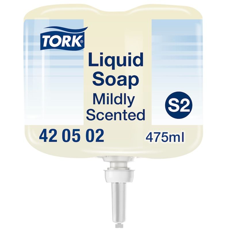 Handtvål Tork S2 Premium Mild gul flytande 475 ml - (8 flaskor per kartong) | Hudvård - Kroppsvård - Handtvål | GameStuff